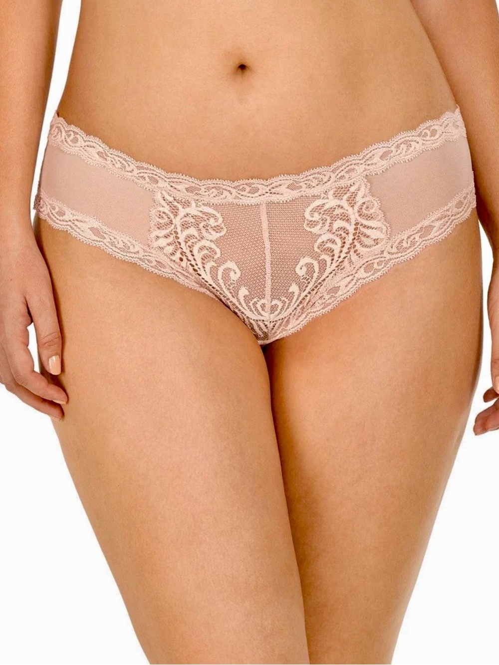 •Natori XL Feathers Rose Hipster Brief! NEW!